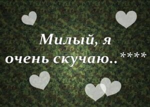 Стихи любимому солдату